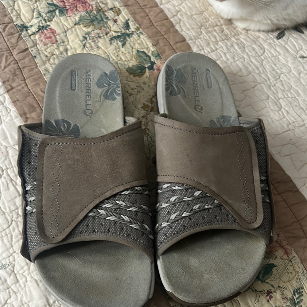 Merrell Women's Brown Slide Sandals